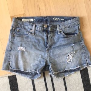 Gap authentic summer denim short cut offs